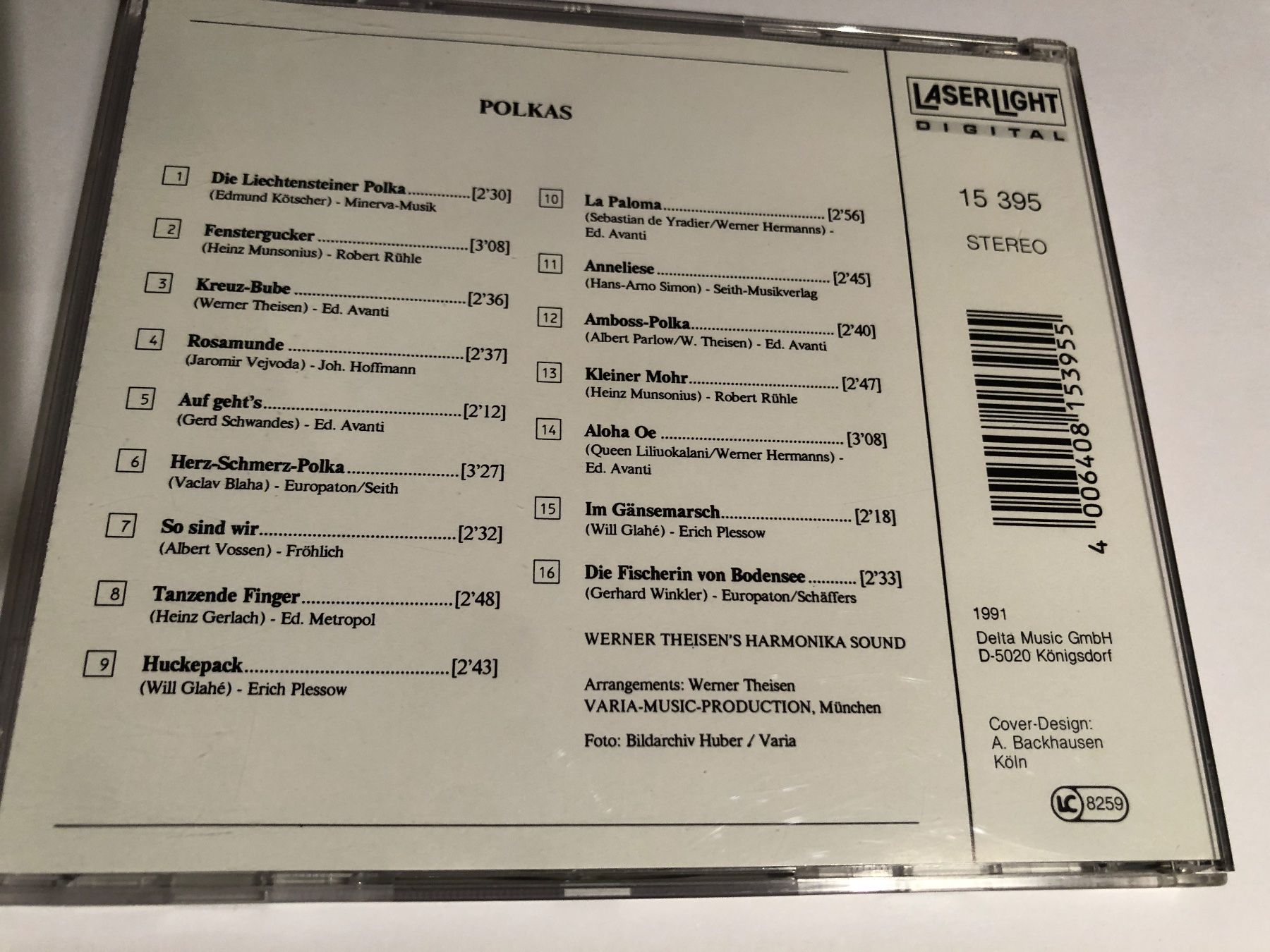 CD: Werner Theisens Harmonika Sound – Usato da Arth venduto da Vrecam51 1