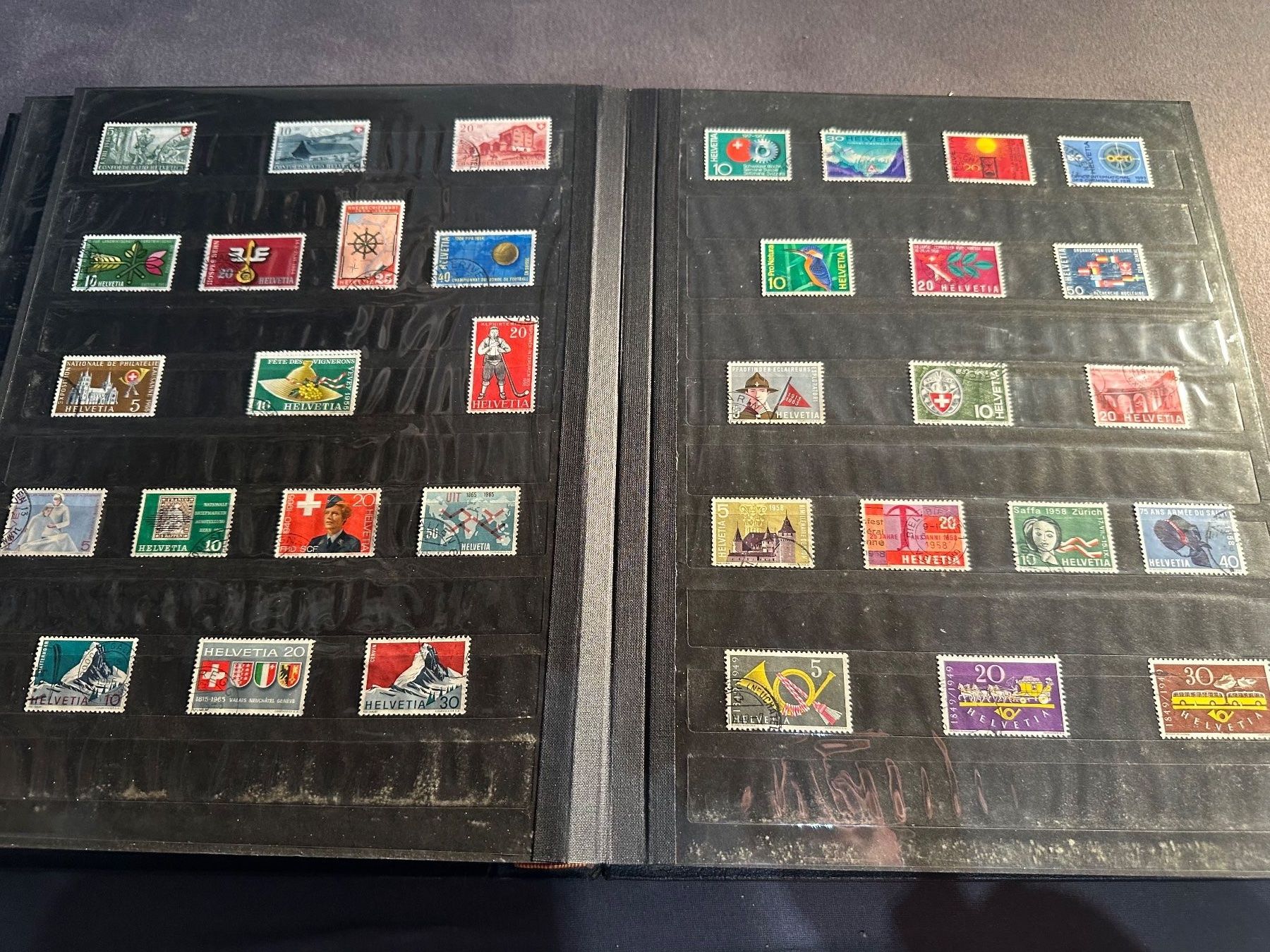 Tutti i francobolli: Sammlung Österreich - Schweiz mit einigen Postfrischen – Usato da Stettfurt venduto da 2442 5