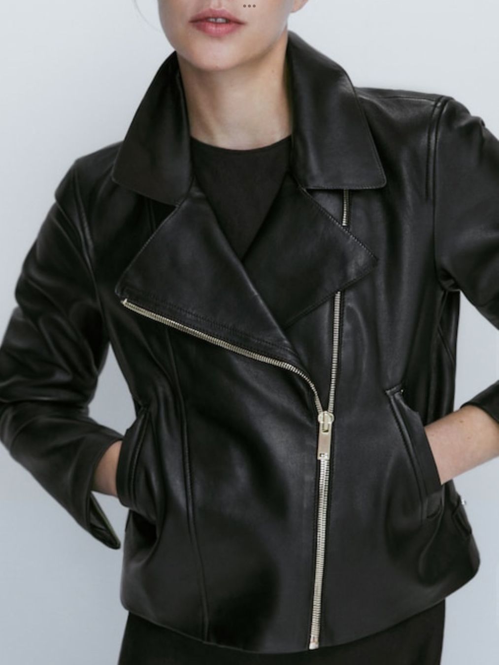 Massimo Dutti Giacche: Lederjacke Damen – Nuovo (secondo la descrizione) da Winterthur venduto da Trevi21 2