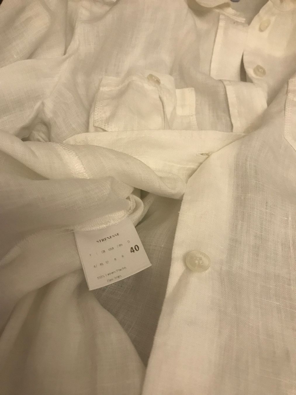 Strenesse Blusen: Sommerbluse von Strenesse Blue, weiss, Gr. 40 – Gebraucht aus Niederteufen von mix18 3
