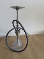 Grosse Shisha / Wasserpfeife Glas & Edelstahl – inkl. Schlau
