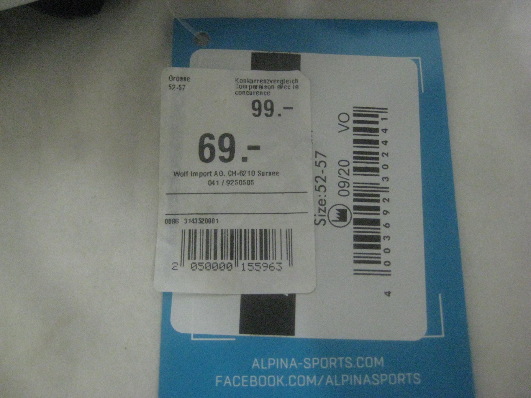 Alpina Helme: ALPIN VELO HELM – Neu und originalverpackt aus Uster von flocke1 4