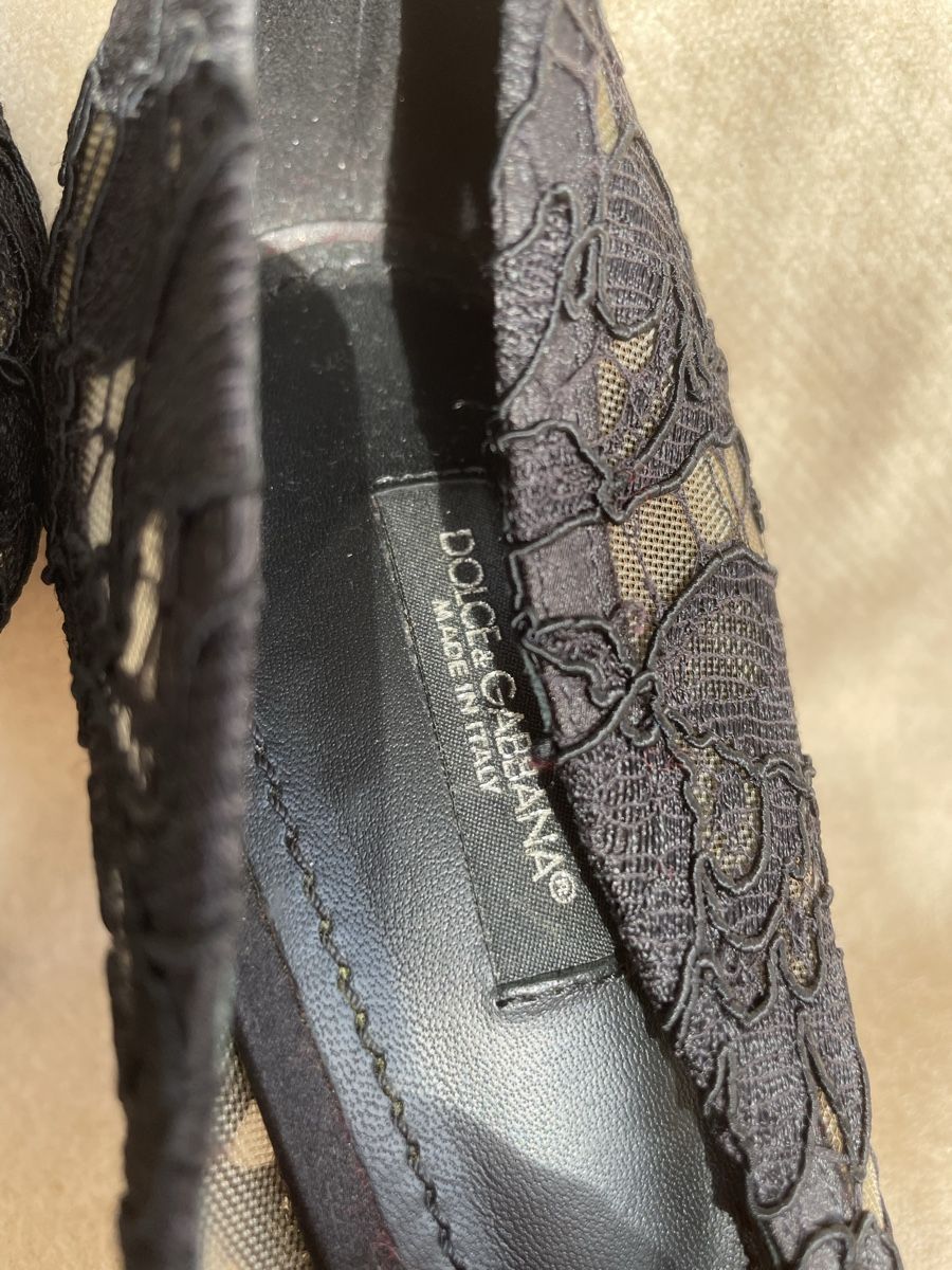 Dolce & Gabbana Scarpe da donna: Dolce & Gabbana Black Pumps Rainbow Bellucci, Size 41 – Usato da Zürich venduto da Nat1978 6