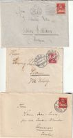 CH Briefmarken Lot mit alten CH Briefen