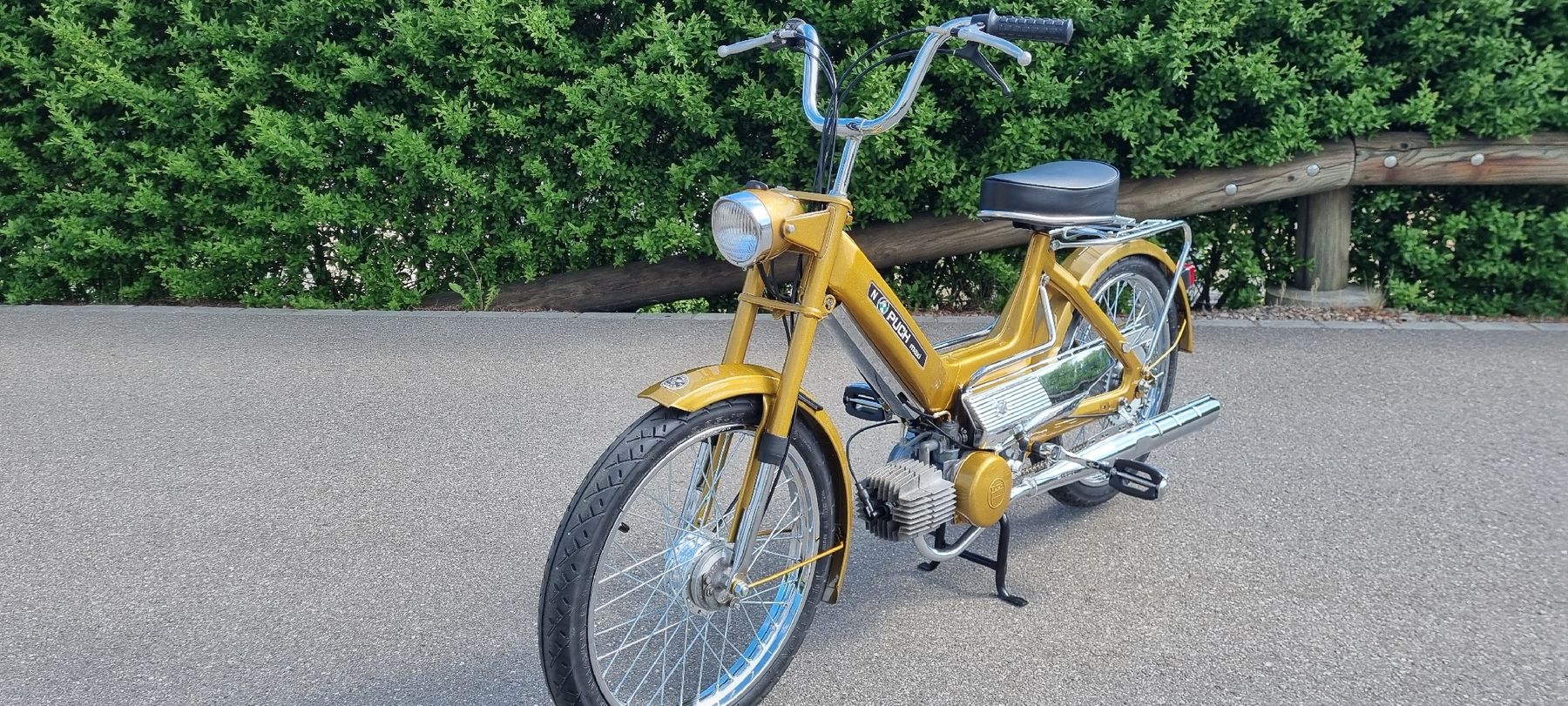 Puch Mofas: Puch Maxi N Neuaufbau Candy gold – Gebraucht aus Weinfelden von Vwaudi90 1