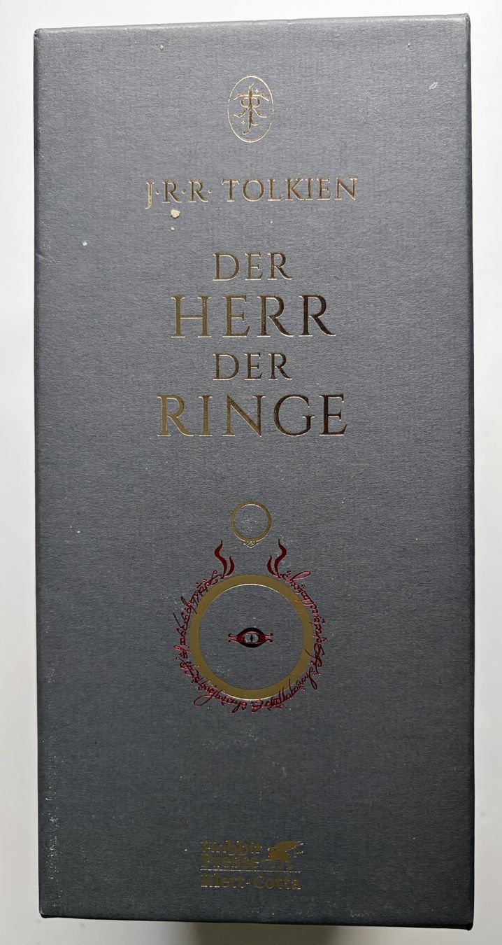 Libri: TRILOGIE - Bücher "Der HERR der RINGE" J.R.R.Tolkien – Nuovo (secondo la descrizione) da Hünenberg venduto da Ecila 4