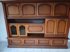 Parete da sala in legno