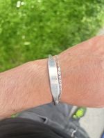 Bracelet argenté élégant - parfait pour l'été!