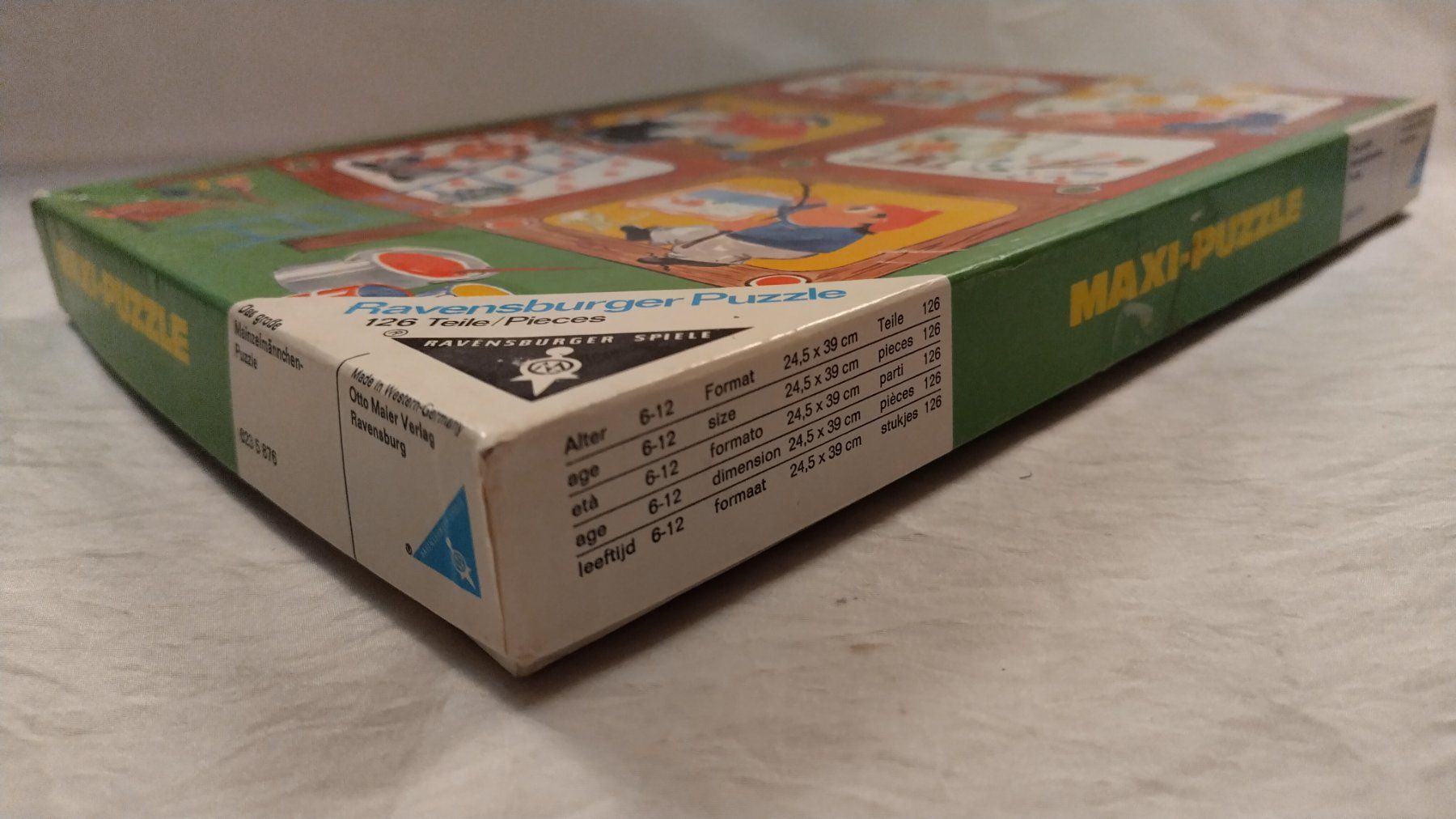 Ravensburger Puzzle: Ravensburger Puzzle, Das grosse Mainzelmännchen Puzzle ©1968 – Usato da Bellach venduto da JingleJerry 1