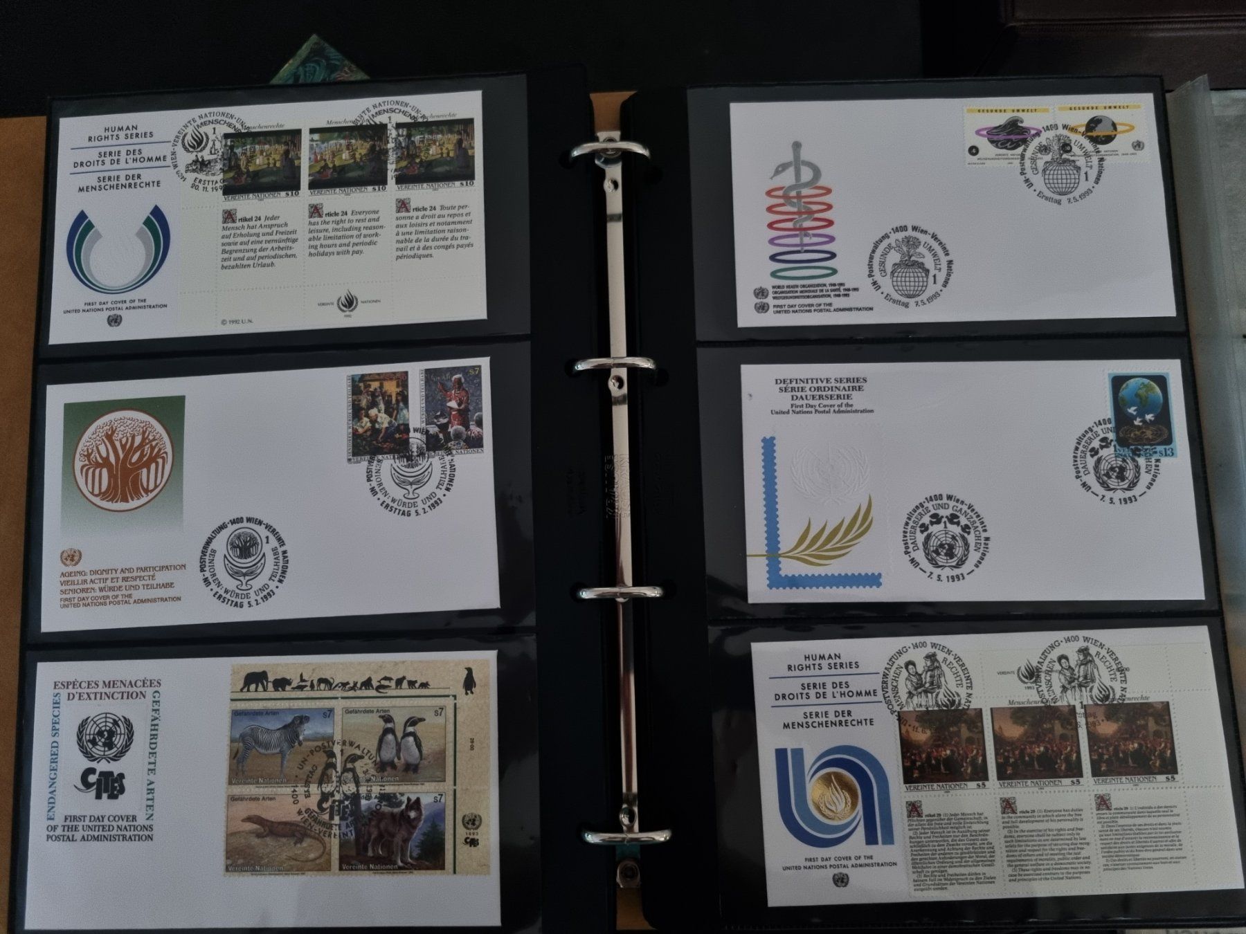Alle Briefmarken: Kiste mit xxx Briefe/FDC/Maximumkarten UNO – Gebraucht aus Gümligen von Geniusbuy 2