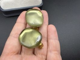 Elegante Vintage-Ohrringe Grün