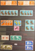 Timbres suisses 1950 Papillons