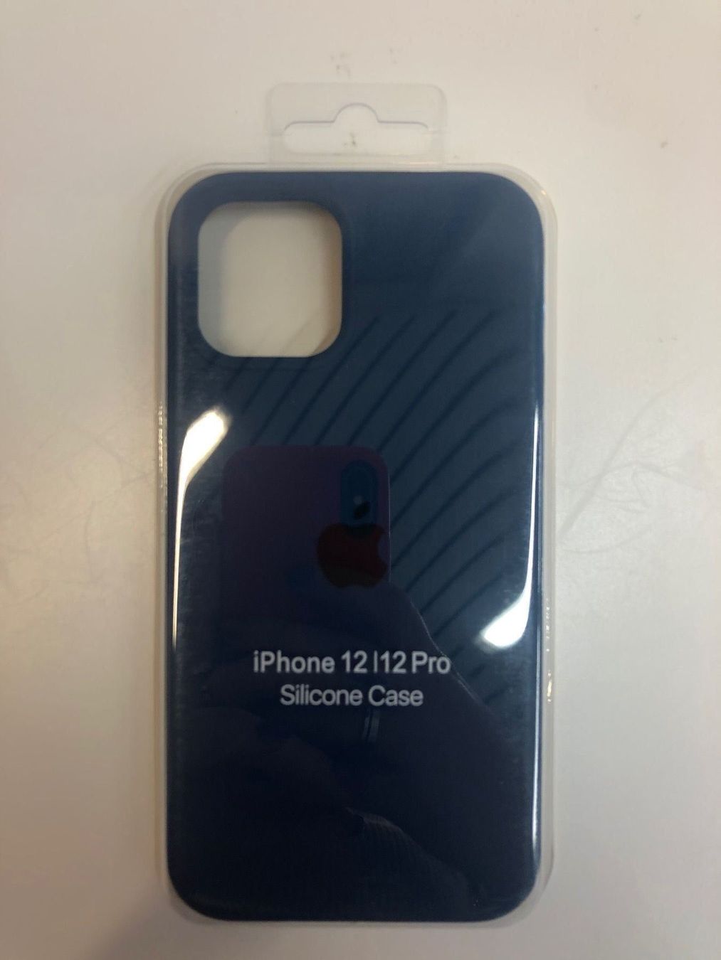Apple Cover & Protezioni schermo: iPhone 12/12 Pro Silikonhülle blau – Nuovo e nell'imballaggio originale da bern venduto da reptechnic