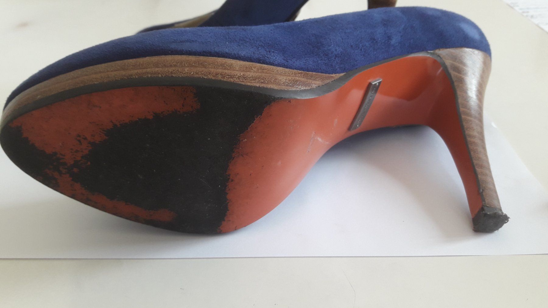 Scarpe da donna: Escarpins Taille 40 Daim bleu – Usato da Grandvaux venduto da Callisto01 2