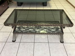 Seltener Massiver Antiker Couchtisch