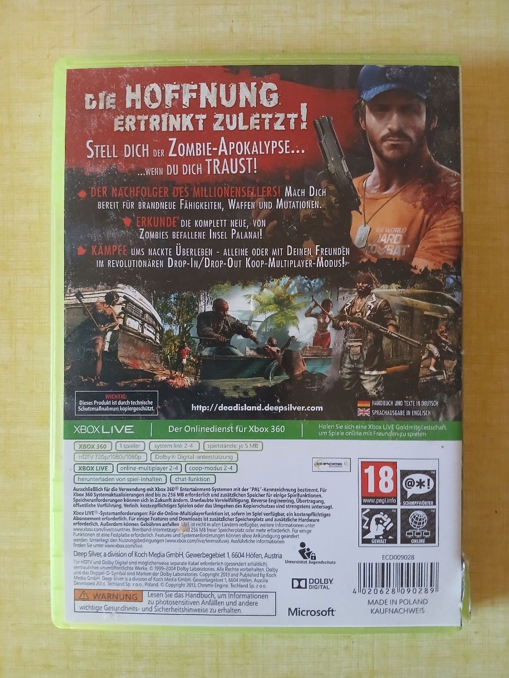 Microsoft Giochi: Dead Island Riptide – Usato da bern venduto da Bern27 1