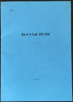BLS Ae 4/4 Lok 251-256 1954
