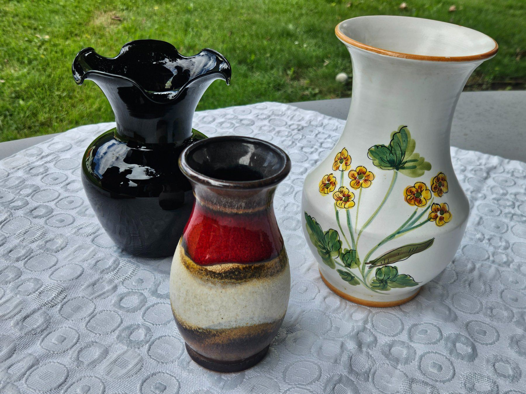 Vasi & Recipienti: 3er Set Vintage Vasen – Usato da Nendeln venduto da Regs182 1