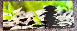 Glasbild Zen