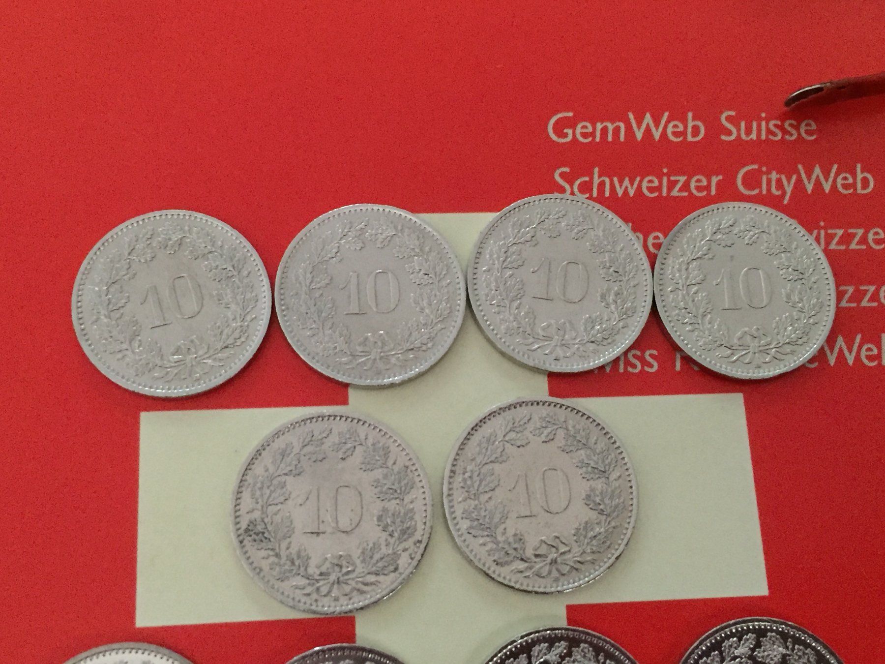 Tutti le monete: 10 Rappen 2000 - 2009 komplett – Usato da Elsau venduto da herbybay 4