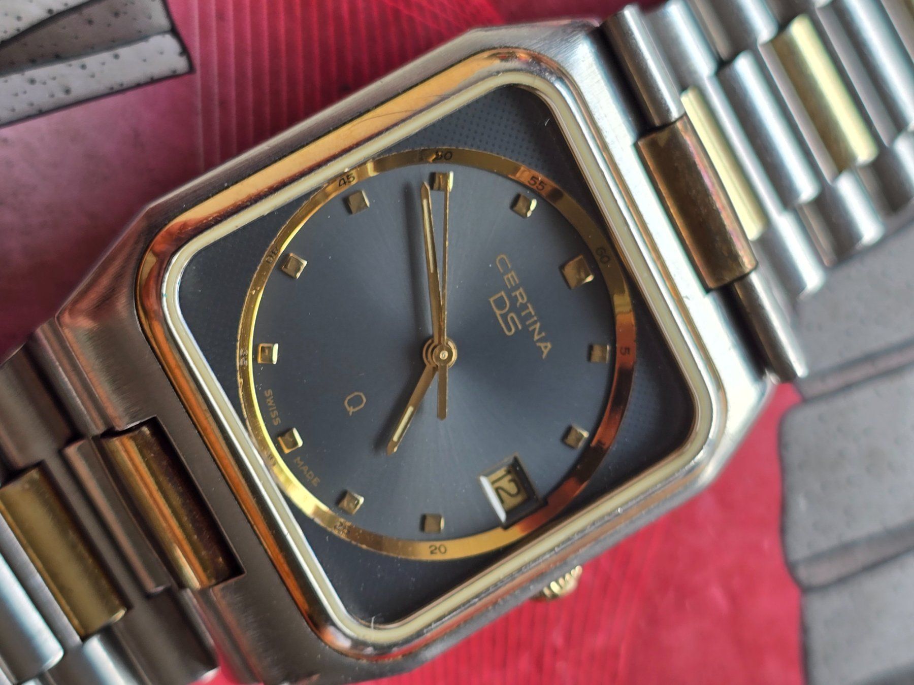 Certina Orologi: 412 Certina DS  N2 Date Gold / SS – Usato da Muri AG venduto da Corredor 9