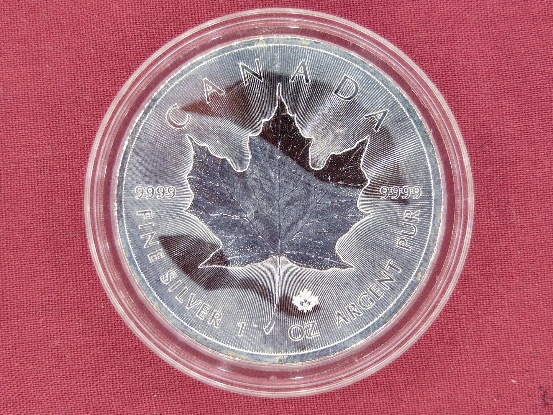 Toutes les monnaies: Silber Maple Leaf 1 oz - 2015 – D'occasion à Dättlikon par Quarz58 2