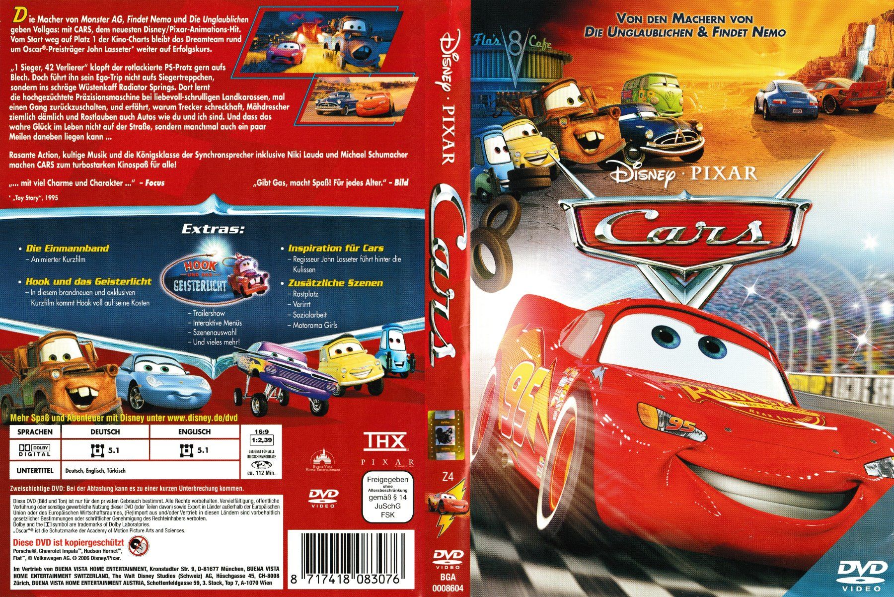 Tutti i DVDs: DVD - Cars – Usato da Langnau am Albis venduto da MediaRescuerKeLoX