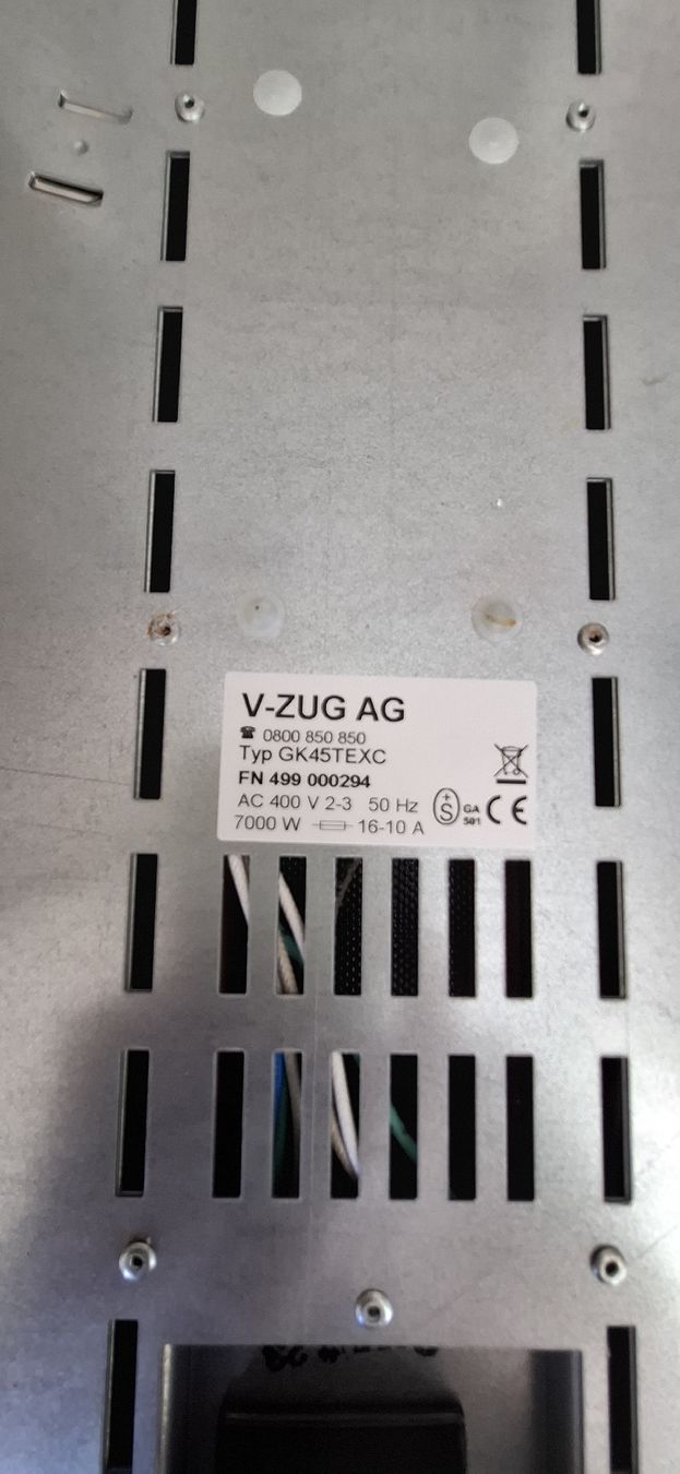 Herde: Glaskeramik V-Zug Toptronic – Gebraucht aus Reiden von Ckleeblatt 3