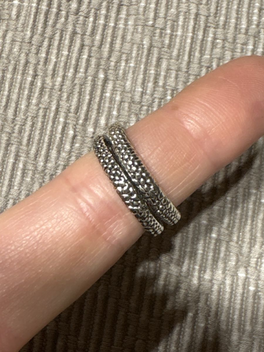 Anelli: Modeschmuck Fingerring Schlange / Gr 54 – Nuovo (secondo la descrizione) da Rümlang venduto da SchumBru10 2