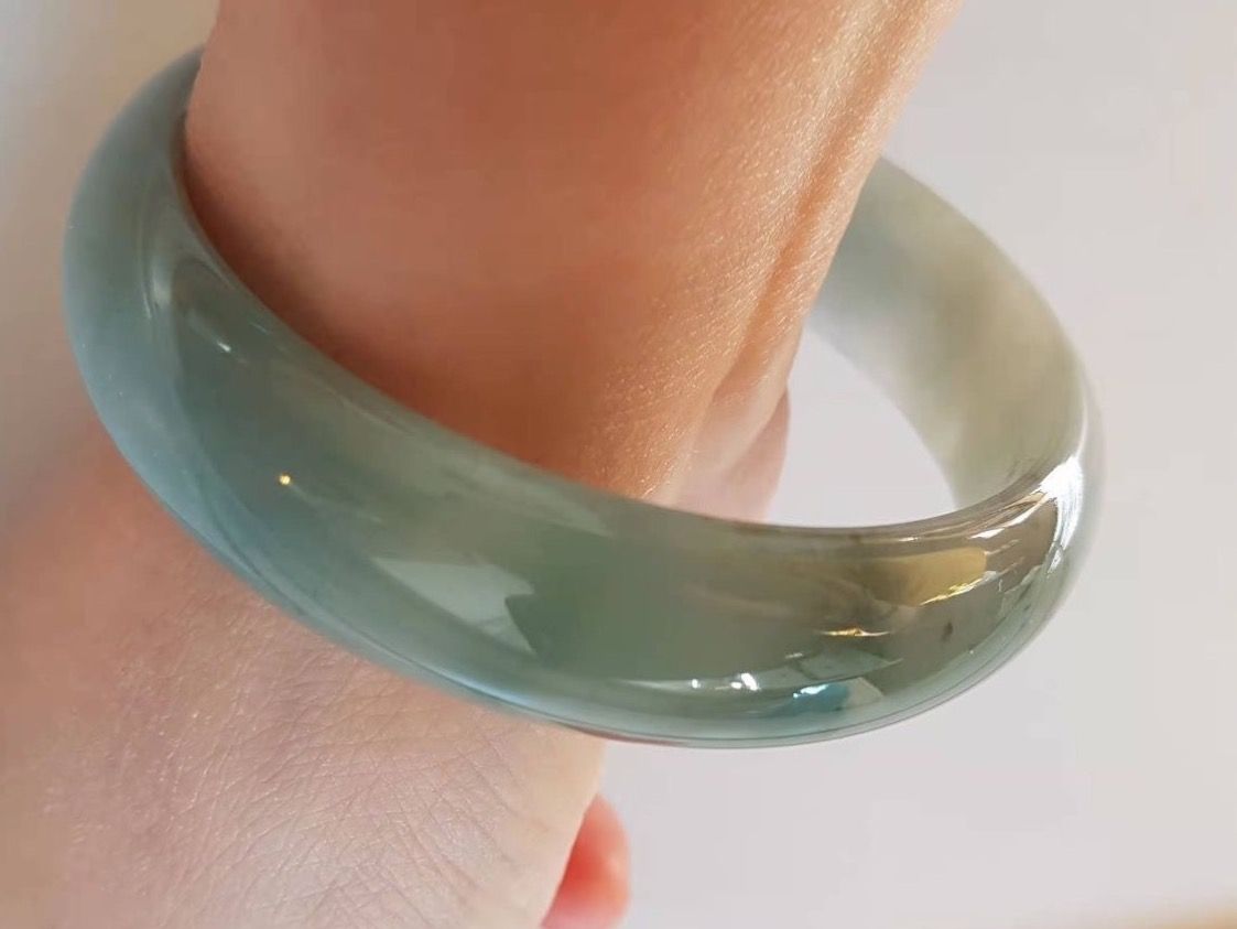 Bracciali & Braccialetti: Armreif Jadeite-Jade 60.7 mm Typ A – Nuovo (secondo la descrizione) da Bern venduto da Steinfieber 7