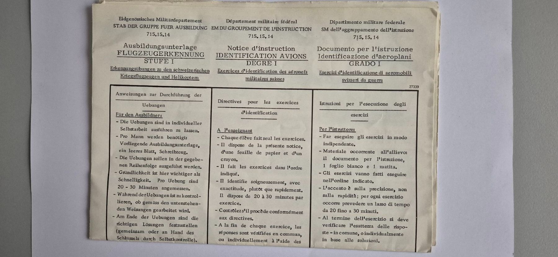 Libri: Schweizer Armee Panzererkennung und Flugzeugerkenung – Usato da Glarus venduto da Unimog10 2