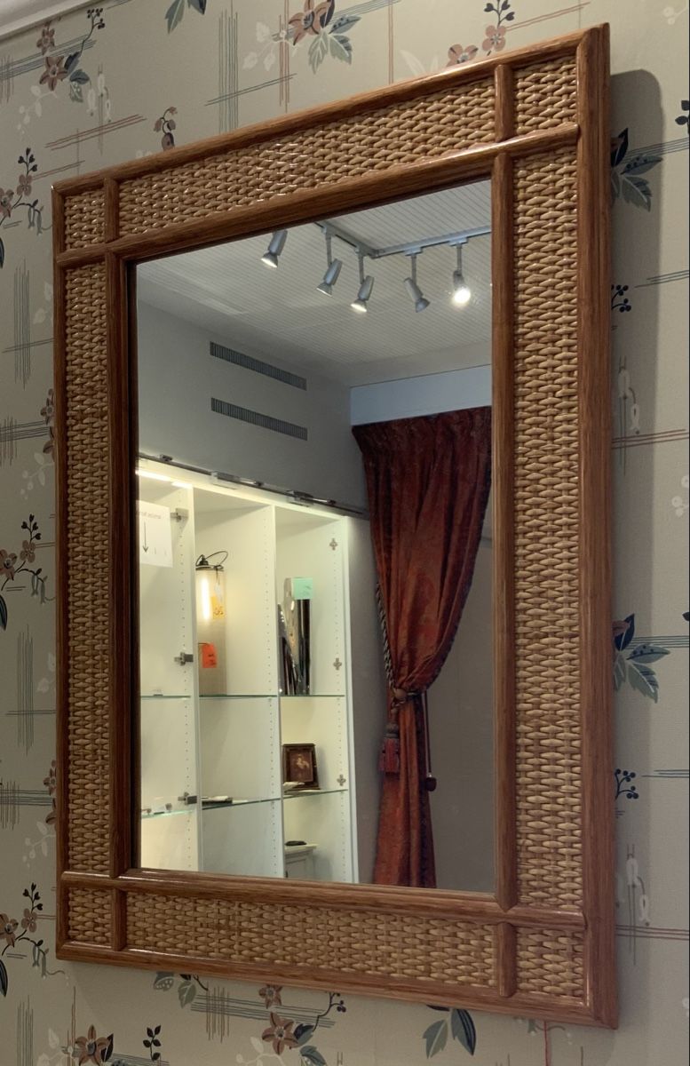 Miroirs: Miroir en bambou et rotin – D'occasion à rolle par Tontonjulot 1