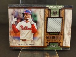 Topps Museum Baseball Meaningful Material Bryce Harper /75