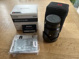 Sigma ART 35mm F1.4, DG DN für L Mount, Neuwertig