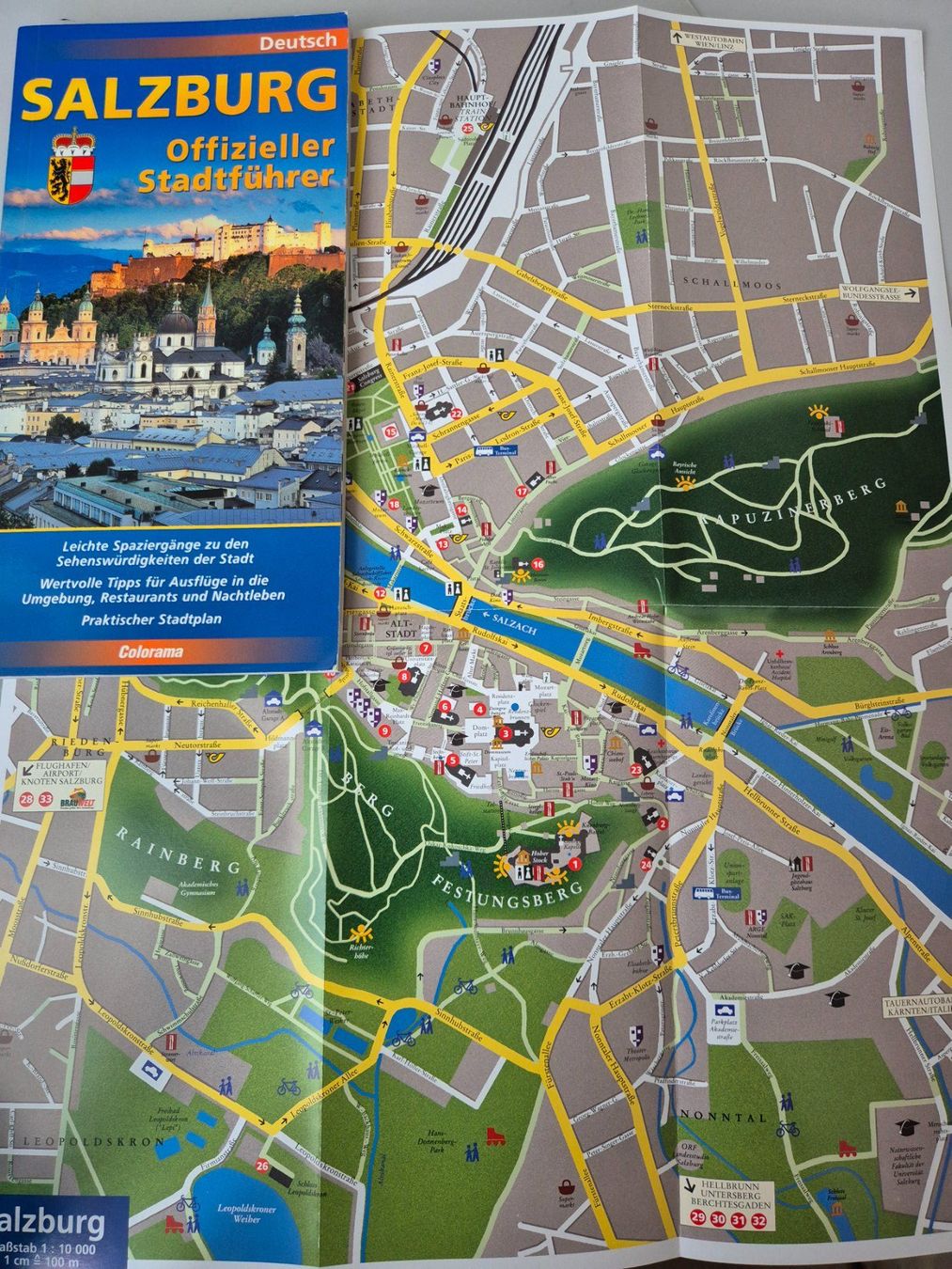 Libri: Stadtführer Salzburg mit Stadtplan – Usato da Seewen SZ venduto da SuperpumaDisplayTeam 2