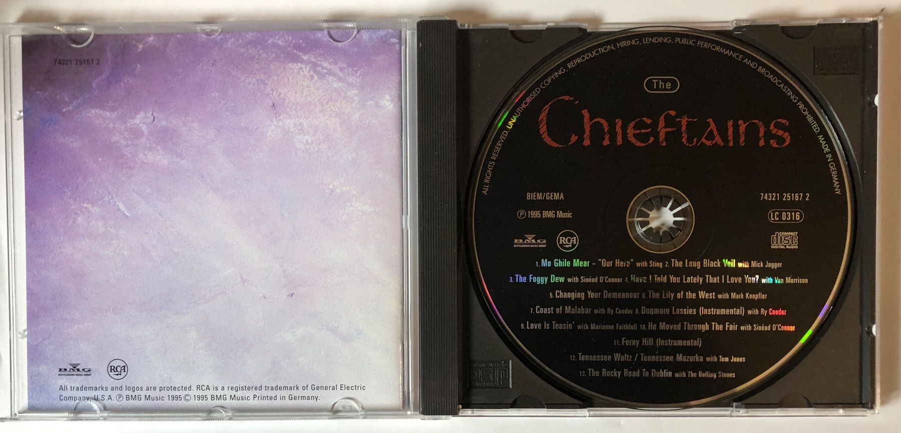 Schallplatten: THE CHIEFTAINS - THE LONG BLACK VEIL – Gebraucht aus Poliez-Pittet von Newtown-Records 2