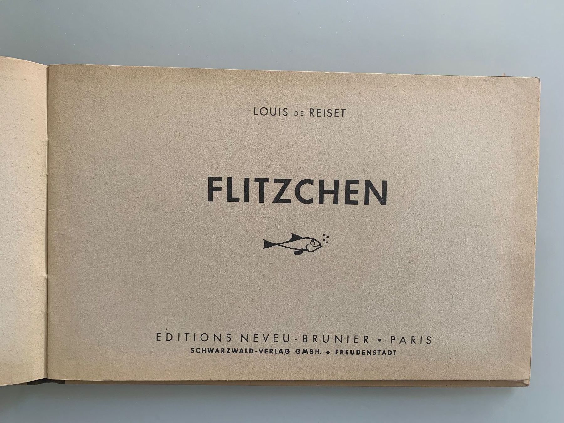 Bücher: Flitzchen. Bilder von Louis de Reiset. – Gebraucht aus Basel von SusaSandig 1