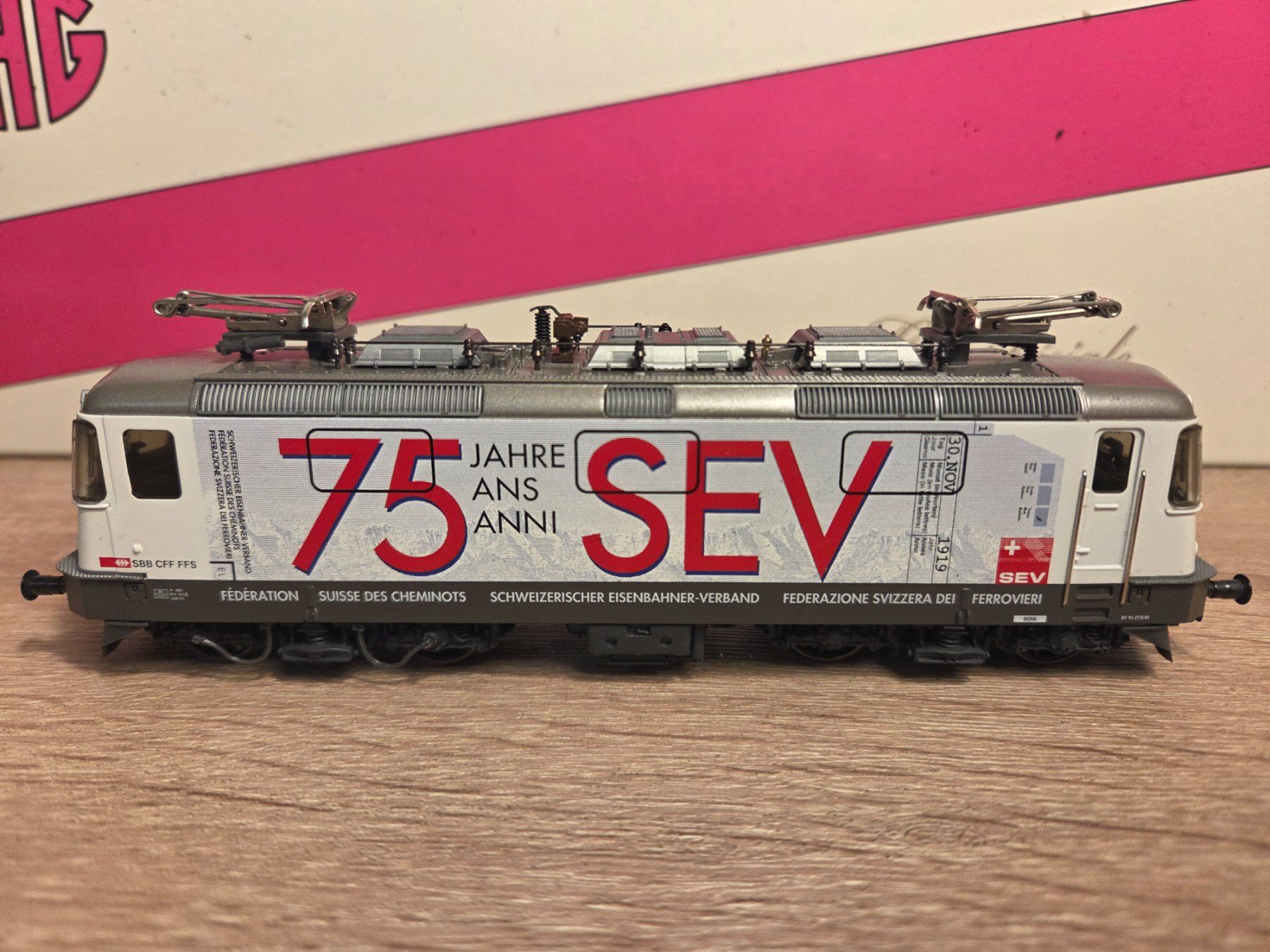 Hag Modellini di ferrovie: Hag 088 E-Lok Re 4/4" SEV SBB H0 – Usato da St-Aubin-Sauges venduto da Lo_Go 1