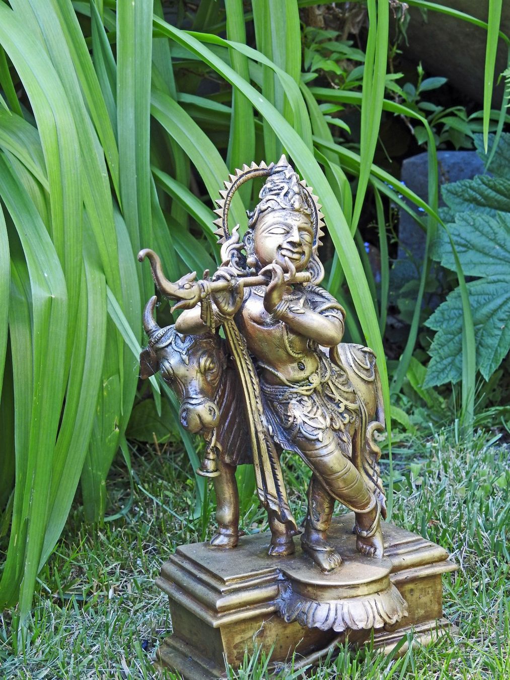 Skulpturen & Statuen: Bronze-Skulptur Krishna - 29 cm – Gebraucht aus Bischofszell von Bertsch8 1