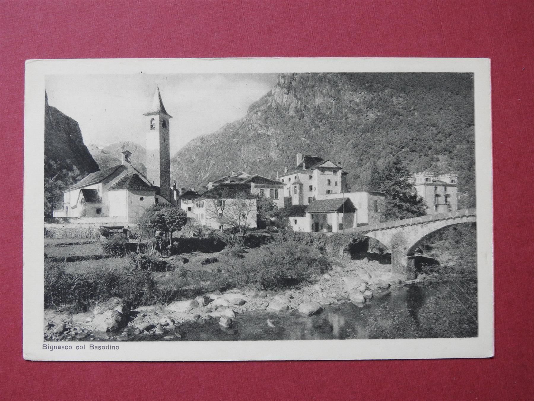 Ansichtskarten: Alte AK von Bignasco col Basodino – Gebraucht aus Rain von 999-800-K