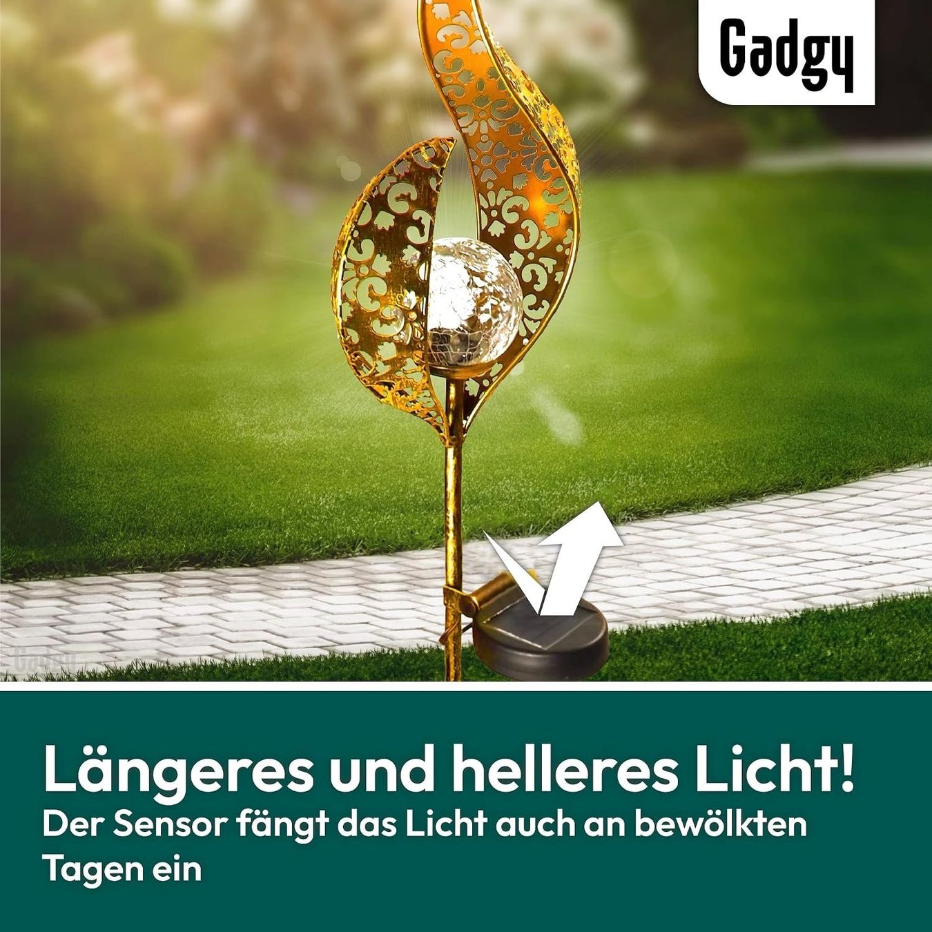 Lanterne: 2x Solarleuchten Garten 2er Set LED – Nuovo e nell'imballaggio originale da Nuglar venduto da SmartLiving24 3