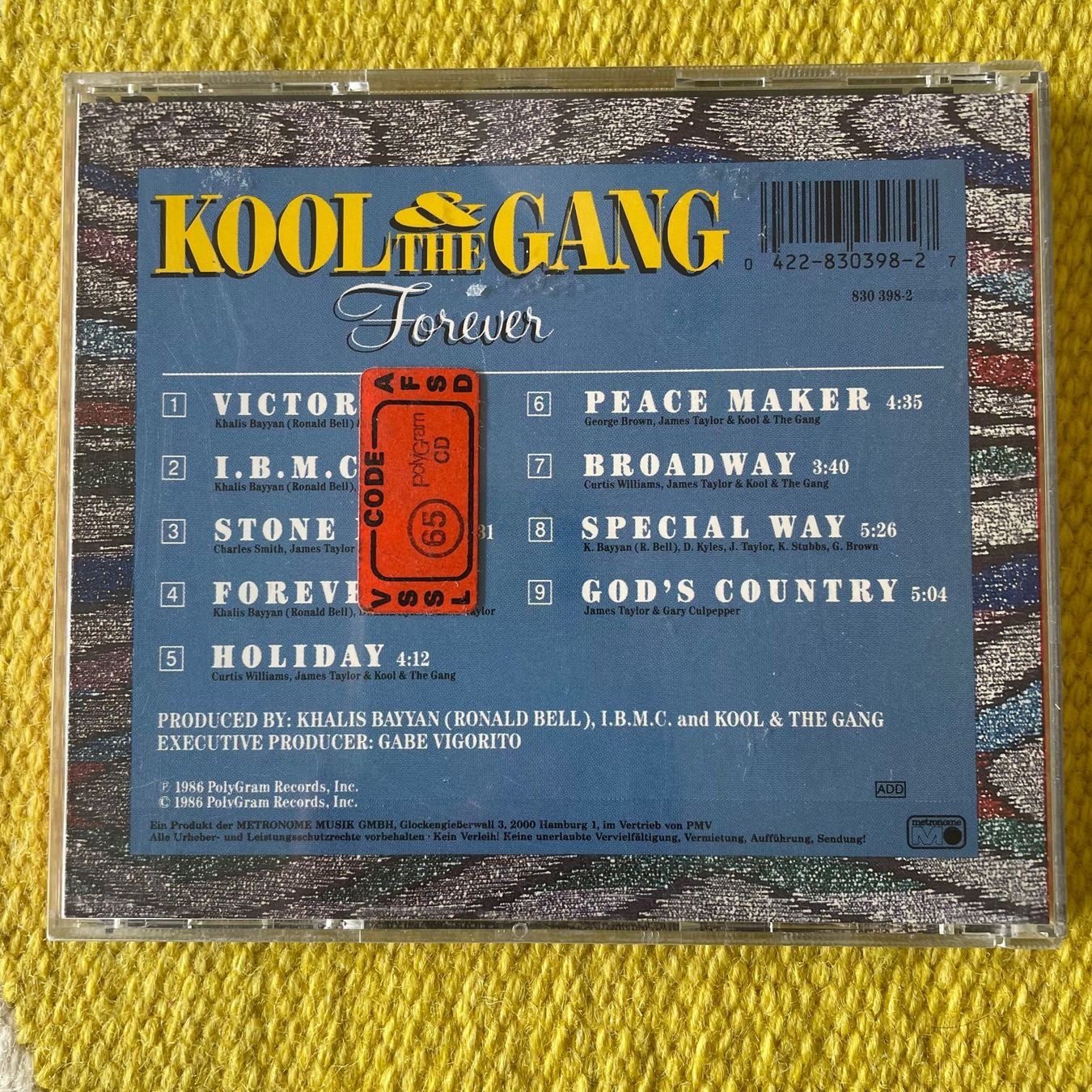 CD: KOOL&THE GANG-FOREVER – Usato da Rorschacherberg venduto da CD-Roli 1