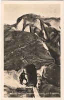 Rhonegletscher. Eingang zur Eisgrotte - (1932)