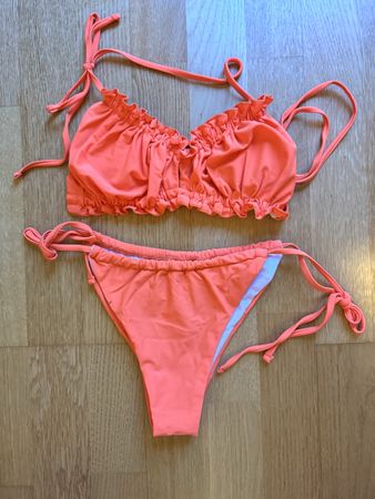 Bikini, orange, Grösse S