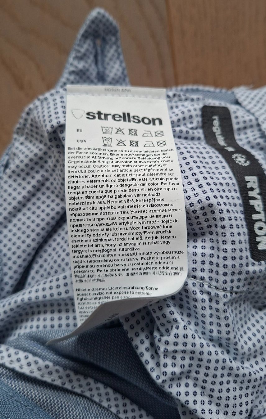 Strellson Hosen: Strellson Herren Hose Modell Rypton hellblau Grösse Regular – Gebraucht aus Emmenbrücke von thokasaluni 2