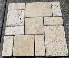 27 x Natursteinfliesen für den Garten 30cm x 30cm