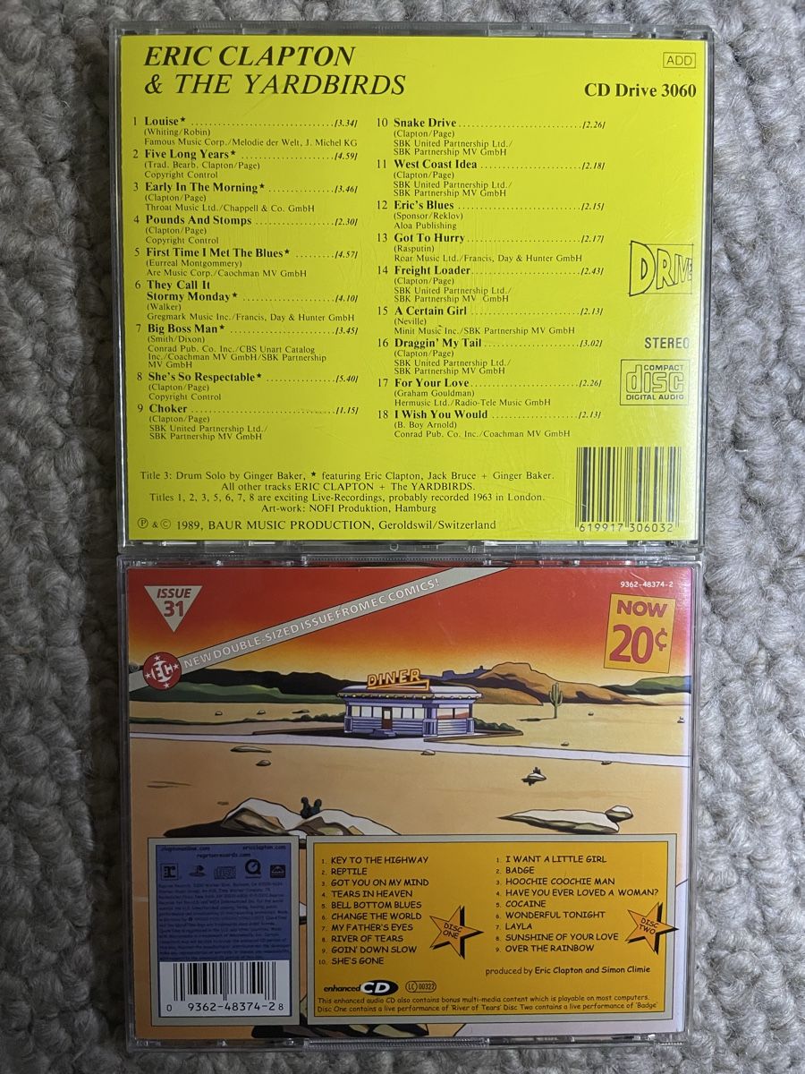 CDs: 2x Eric Clapton – Gebraucht aus Reinach AG von trigger7811 1