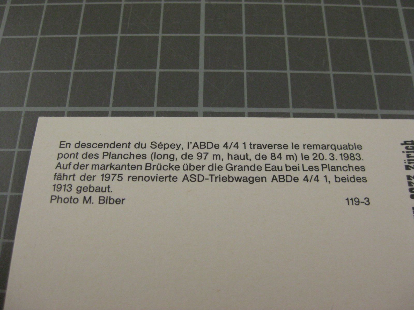 Cartoline postali: AK Les Planches mit Zug  – Nuovo (secondo la descrizione) da Malters venduto da Marosko 2