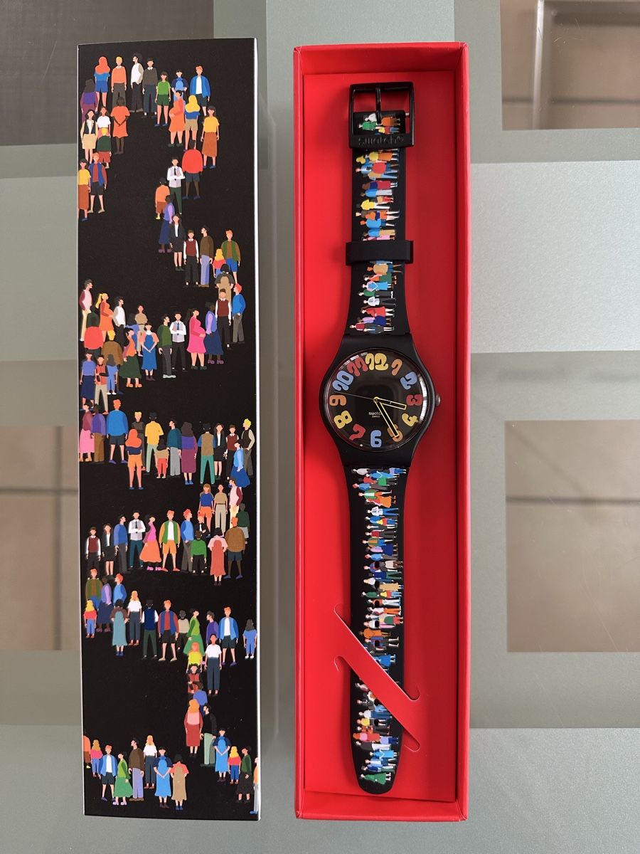 Swatch Smartwatch: Aktionärs Swatch 2023 – Nuovo e nell'imballaggio originale da Wettingen venduto da Baggi7