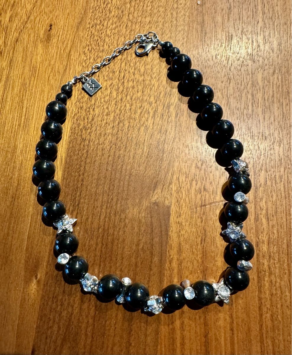 Catenine: Halskette schwarz-silber – Usato da Balgach venduto da Pumuckl03 1